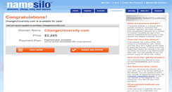 Desktop Screenshot of changeuniversity.com